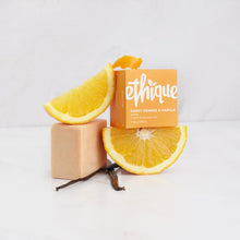 Load image into Gallery viewer, ETHIQUE Solid Bodywash Bar Sweet Orange &amp; Vanilla