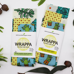 Wrappa Beeswax Food Wrap 3 pack