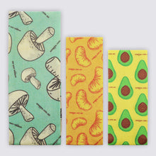 Load image into Gallery viewer, Wrappa Beeswax Food Wrap 3 pack